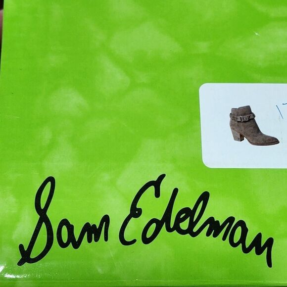 Sam Edelman Women's Minetta Suede Block Heel Ankle Boot - 11M - Picture 11 of 11